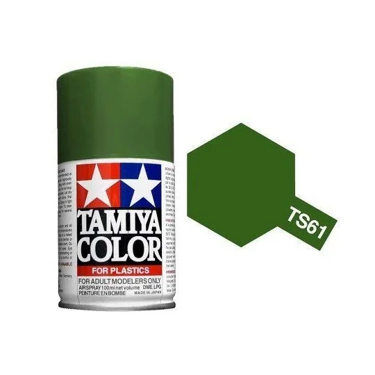 85061-Peinture bombe Vert Otan mat TS61 Tamiya - 85061