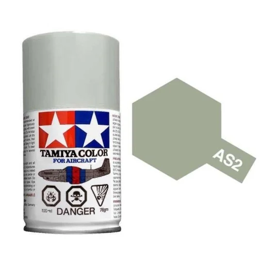 86502-Tamiya AS2 Light Marine Grey Japanese Spray Paint - 86502
