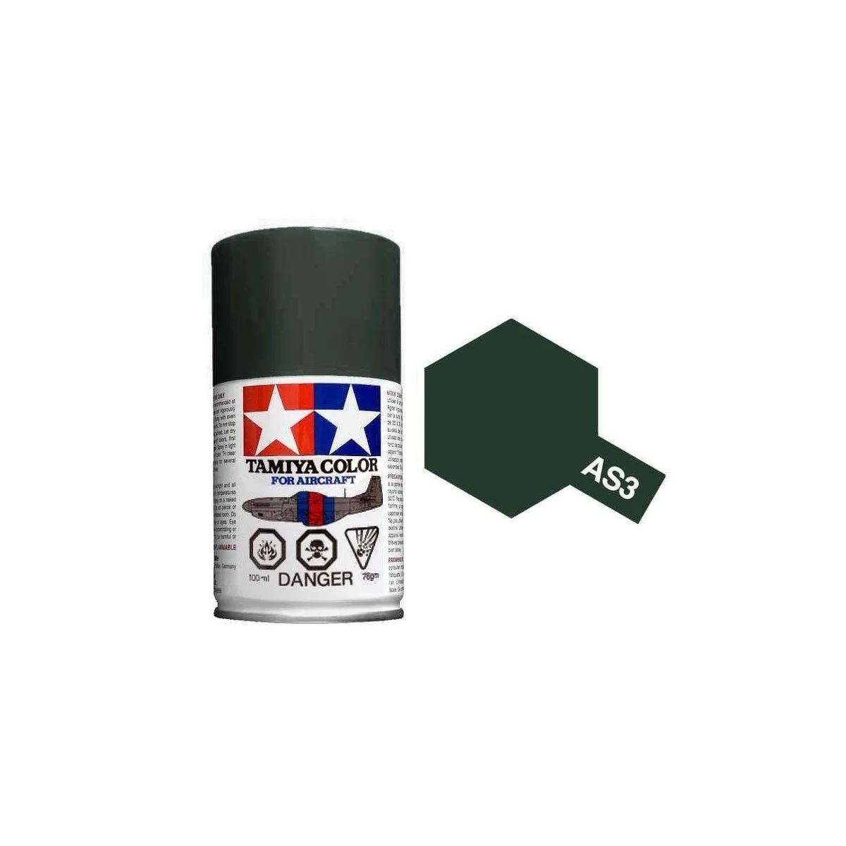 Paint bomb grey green Luftwaffe AS3 Tamiya - 86503