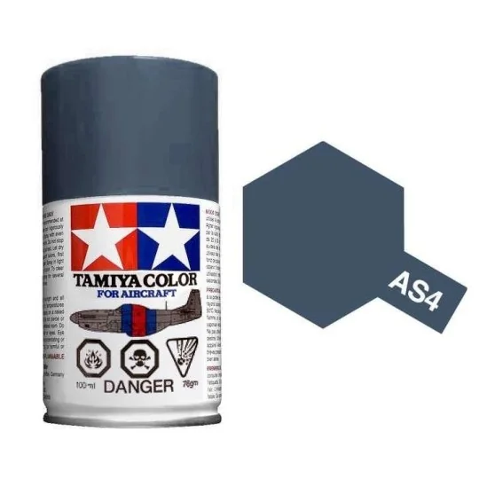 86504-Peinture bombe Gris Violet Luftwaffe AS4 Tamiya - 86504