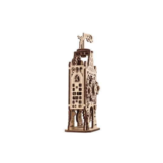 Old Clock Tower Puzzle 3D wood UGEARS UGEARS UG-70169 - 1 UG-70169-Antique Clock Tower 3D Wooden Puzzle UGEARS - UG-70169
