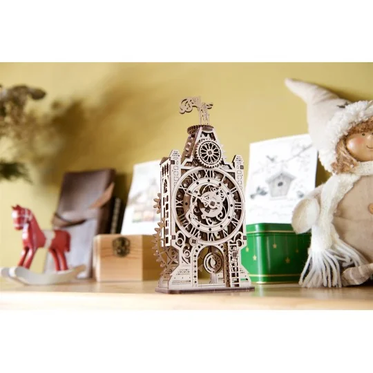 UG-70169-Antique Clock Tower 3D Wooden Puzzle UGEARS - UG-70169