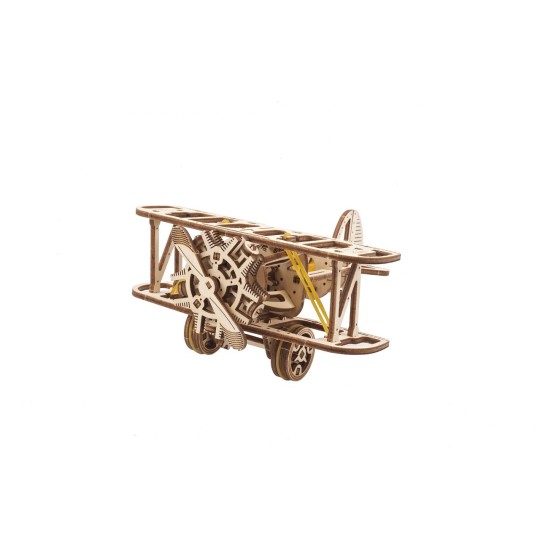 UG-70159-Mini Biplane Puzzle 3D wood UGEARS