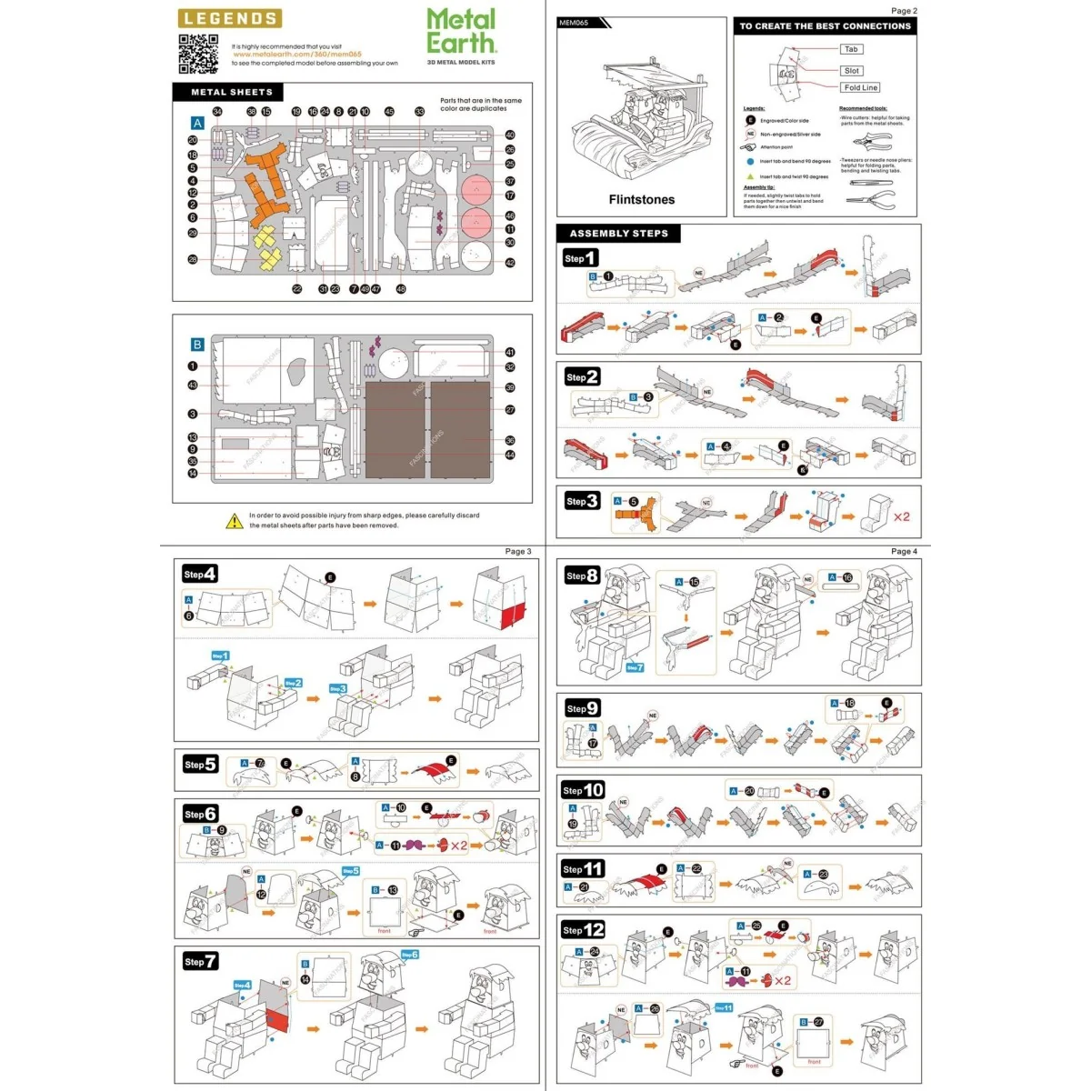 Metal Earth Firestone Family Metal Earth MEM065 - 6