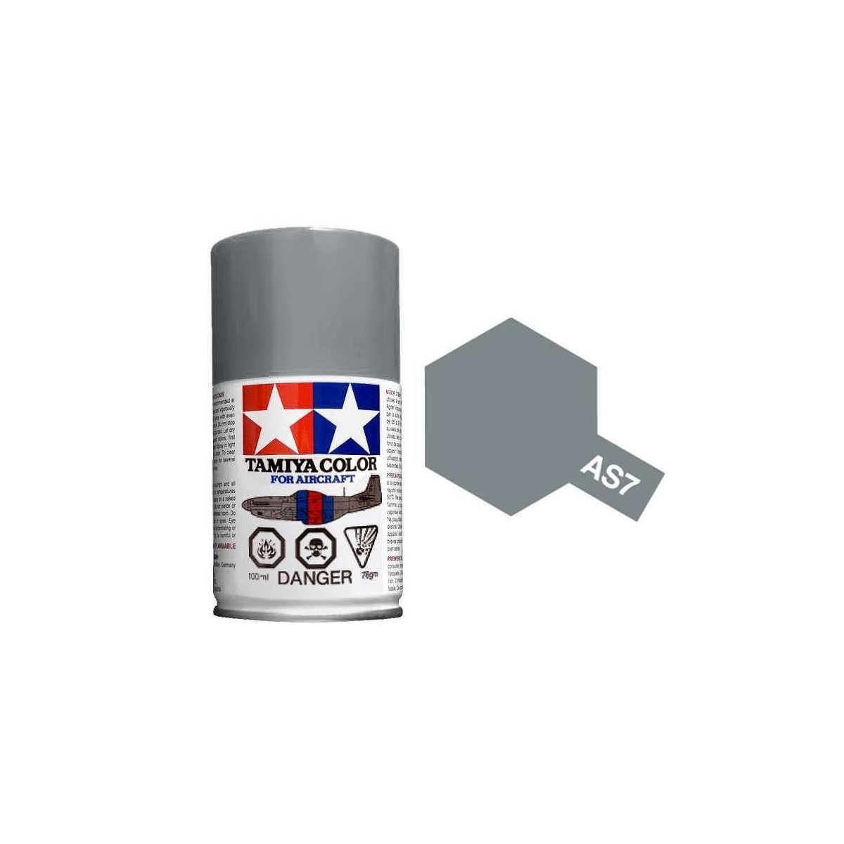 Peinture bombe Gris Neutre USAAF AS7 Tamiya Tamiya 86507 - 1