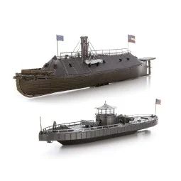 Iconx Boats Monitor & Merrimack Metal Earth Metal Earth ICX231 - 1