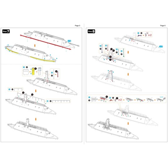 ICX231-Iconx boats Monitor & Merrimack Metal Earth - ICX231