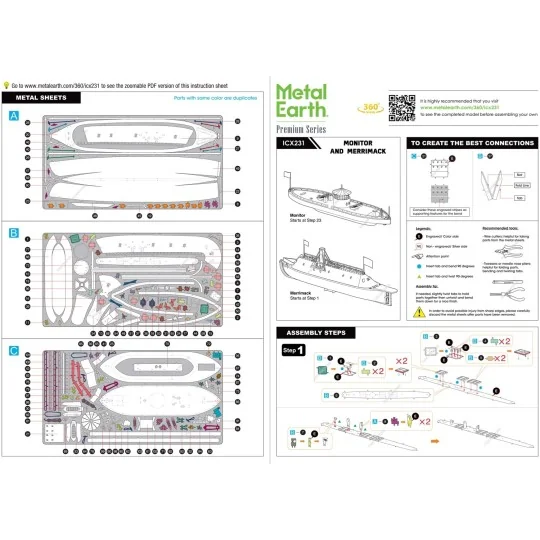 ICX231-Iconx Boats Monitor & Merrimack Metal Earth