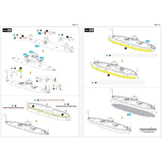 ICX231-Iconx boats Monitor & Merrimack Metal Earth - ICX231