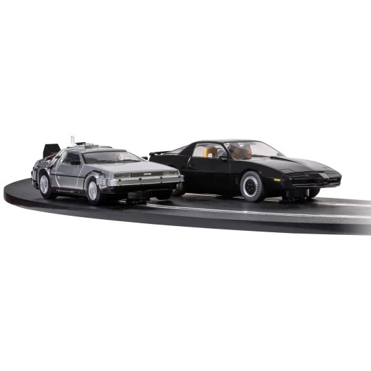 C1431-Circuit slot 1980s TV - Retour vers le Futur vs K2000 1/32 Scalextric - C1431
