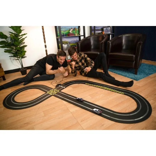 C1431-Circuit slot 1980s TV - Back to the Future vs K2000 1/32 Scalextric