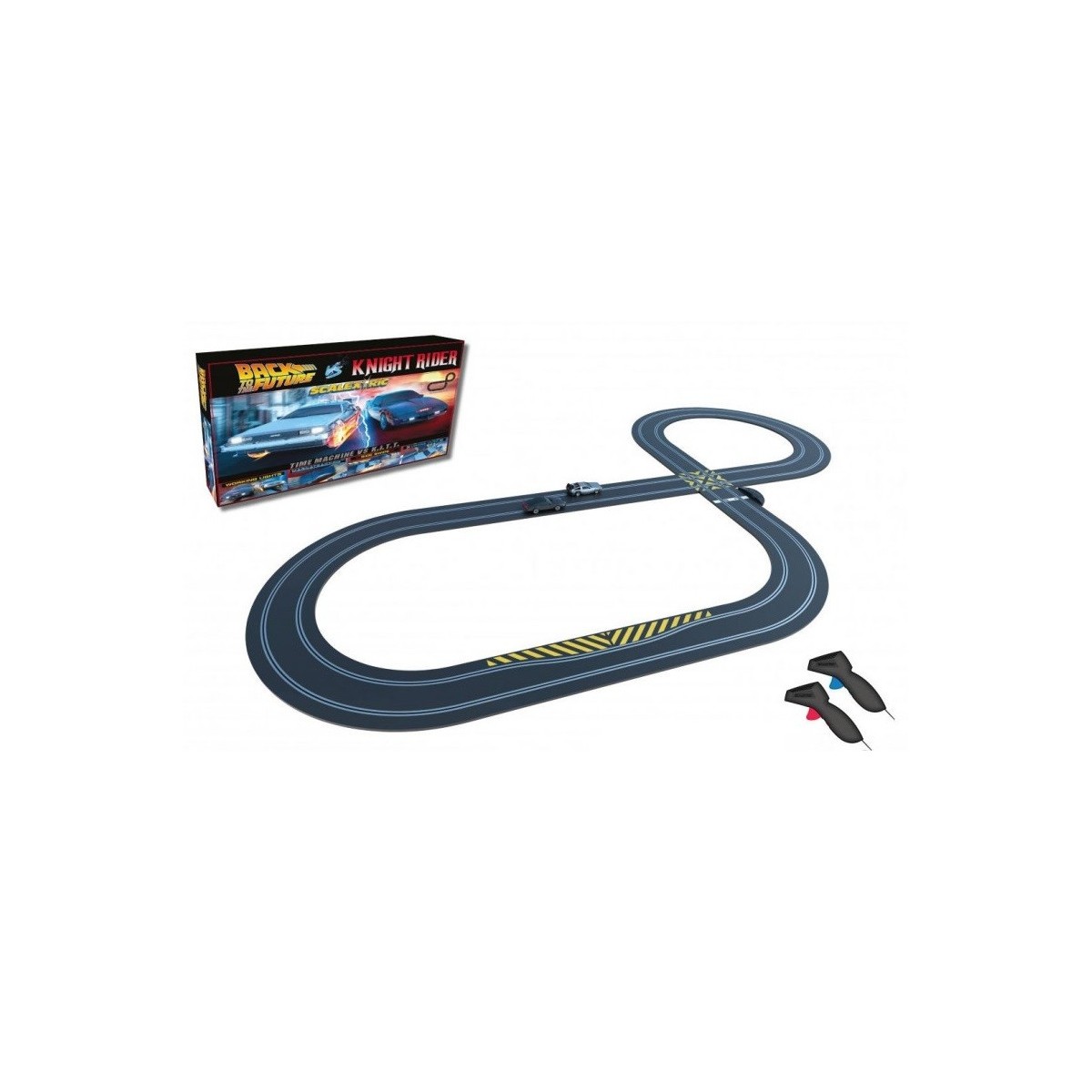Circuit slot 1980s TV - Retour vers le Futur vs K2000 1/32 Scalextric Scalextric C1431 - 1