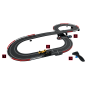 C1432-Circuit de voitures Grand Prix des années 1980, échelle 1/32 Scalextric - C1432