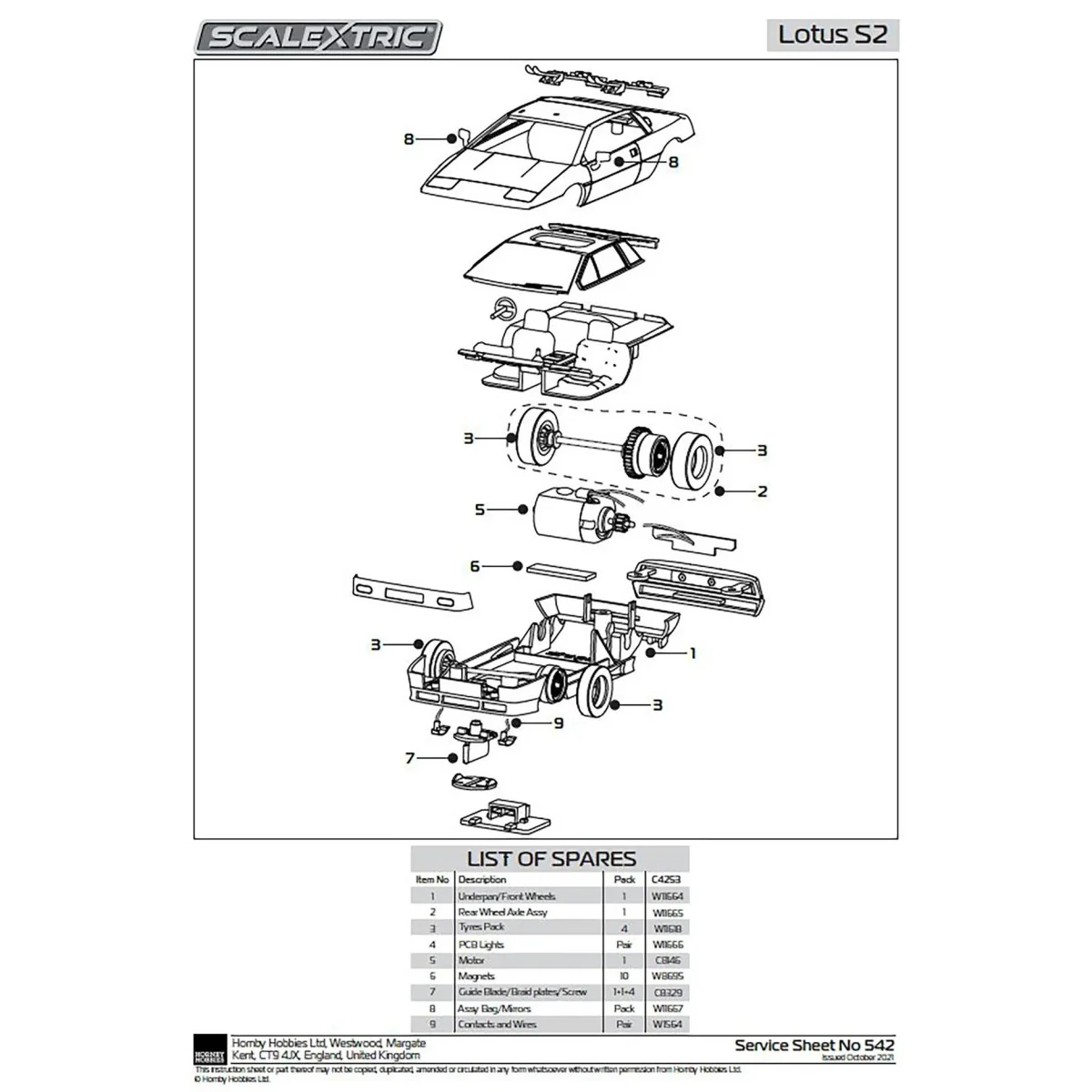 Kit tresse (x4) + guide rond Scalextric Scalextric C8329 - 2 Kit tresse (x4) + guide rond Scalextric Scalextric C8329 - 2