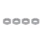 T422581G-1/8 scale buggy wheel nuts, 17mm, grey (4) T2m - T422581G