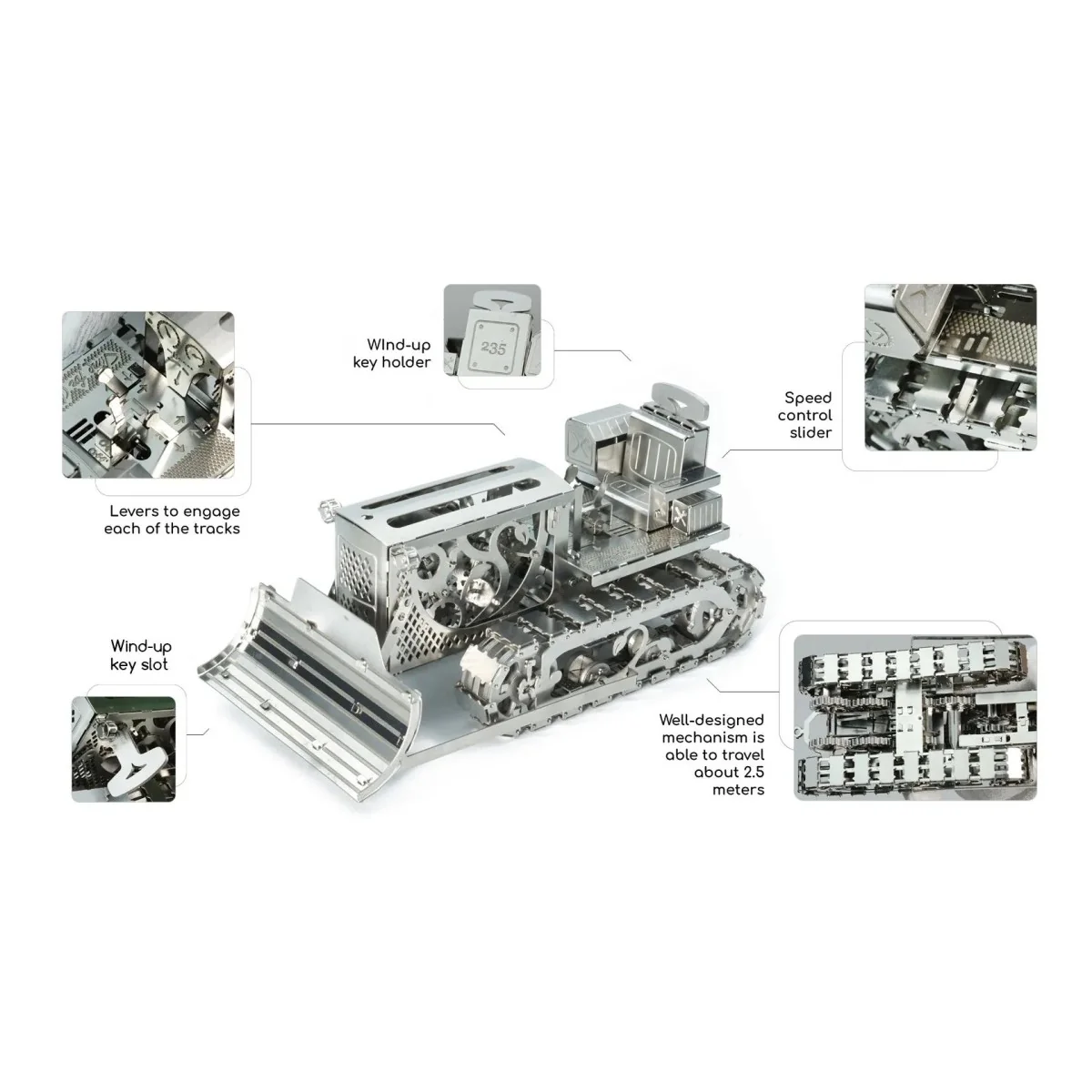 B-Dozer kit mechanical metal construction - Time for Machine Time for Machine T4M38061 - 6 B-Dozer kit mechanical metal construction - Time for Machine Time for Machine T4M38061 - 6
