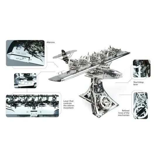 T4M38059-Mighty Dornier metal mechanical construction kit - Time for Machine - T4M38059