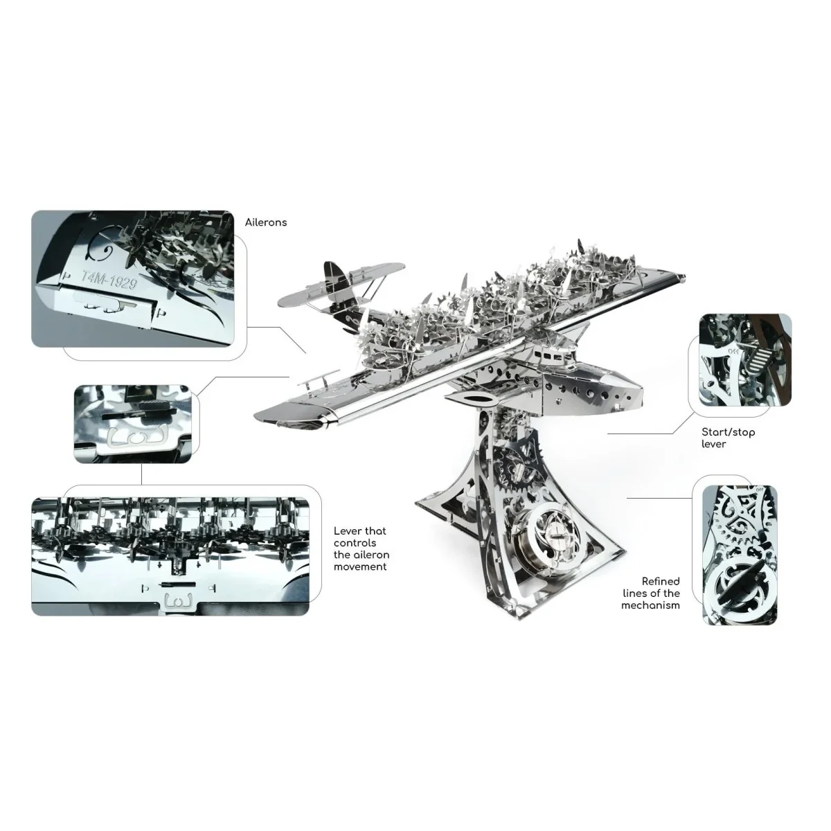 Mighty Dornier metal mechanical construction kit - Time for Machine Time for Machine T4M38059 - 7
