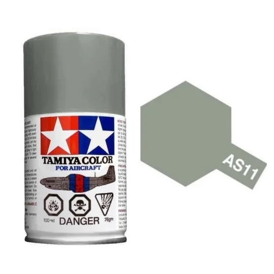 86511-Peinture bombe Gris Mer Moyen RAF AS11 Tamiya - 86511