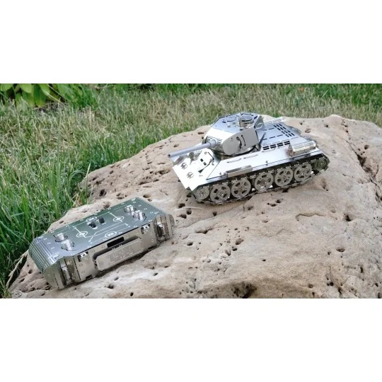 T4M38057-Radio-controlled T-34 tank metal mechanical construction kit - Time for Machine - T4M38057