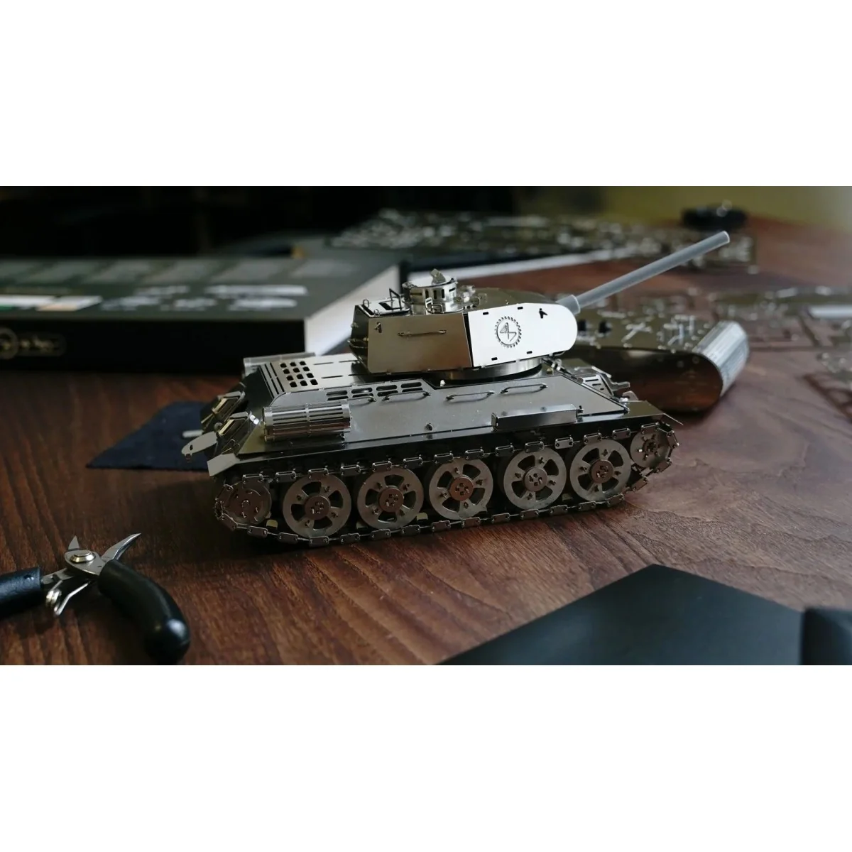 Tank T-34 Radio Controlled Metal Mechanical Construction Kit - Time for Machine Time for Machine T4M38057 - 6