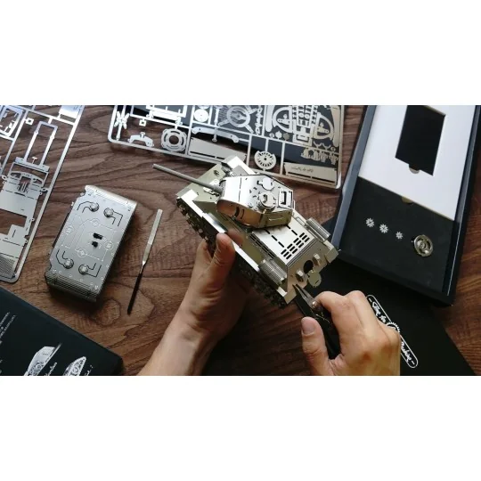 T4M38057-Tank T-34 Radio Controlled Metal Mechanical Construction Kit - Time for Machine