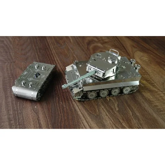 Tank Tiger Radio Controlled Metal Mechanical Construction Kit - Time for Machine Time for Machine T4M38058 - 3 T4M38058-Radio-controlled Tiger tank metal mechanical construction kit - Time for Machine - T4M38058