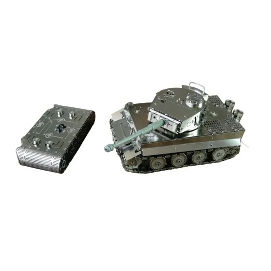 T4M38058-Radio-controlled Tiger tank metal mechanical construction kit - Time for Machine - T4M38058