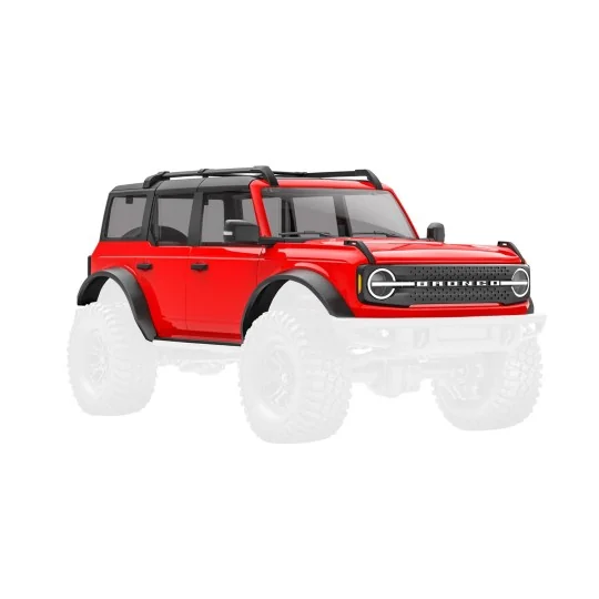 TRX-9711-RED-Red Ford Bronco body for Traxxas TRX-4M - TRX-9711-RED