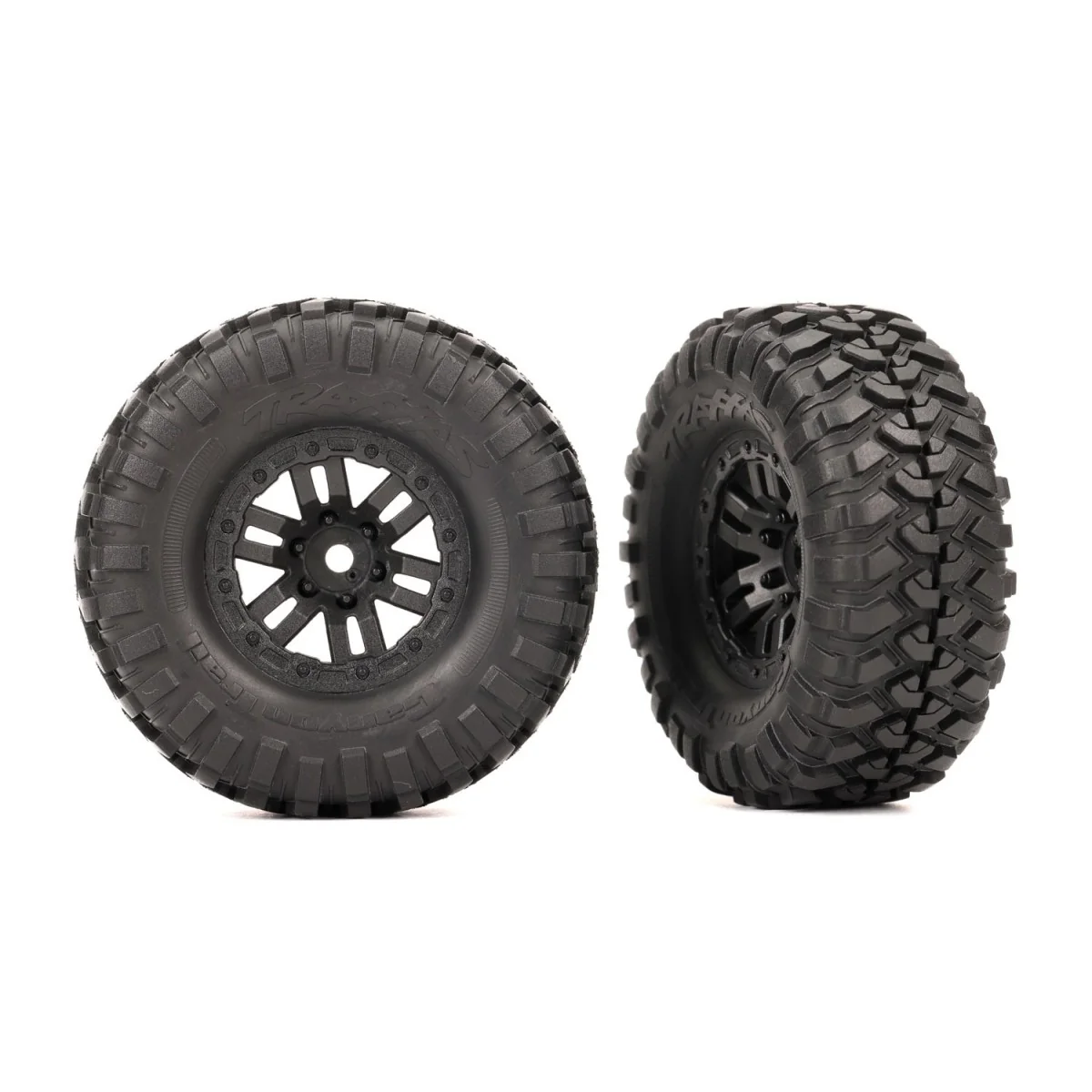 Pneu Canyon Trail 2.2x1.0" + Jante Noir (x2) Defender TRX-4M Traxxas Traxxas TRX-9773 - 1 Pneu Canyon Trail 2.2x1.0" + Jante Noir (x2) Defender TRX-4M Traxxas Traxxas TRX-9773 - 1