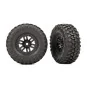 TRX-9773-Canyon Trail Tire 2.2x1.0 " + Black Rim (x2) Defender TRX-4M Traxxas - TRX-9773