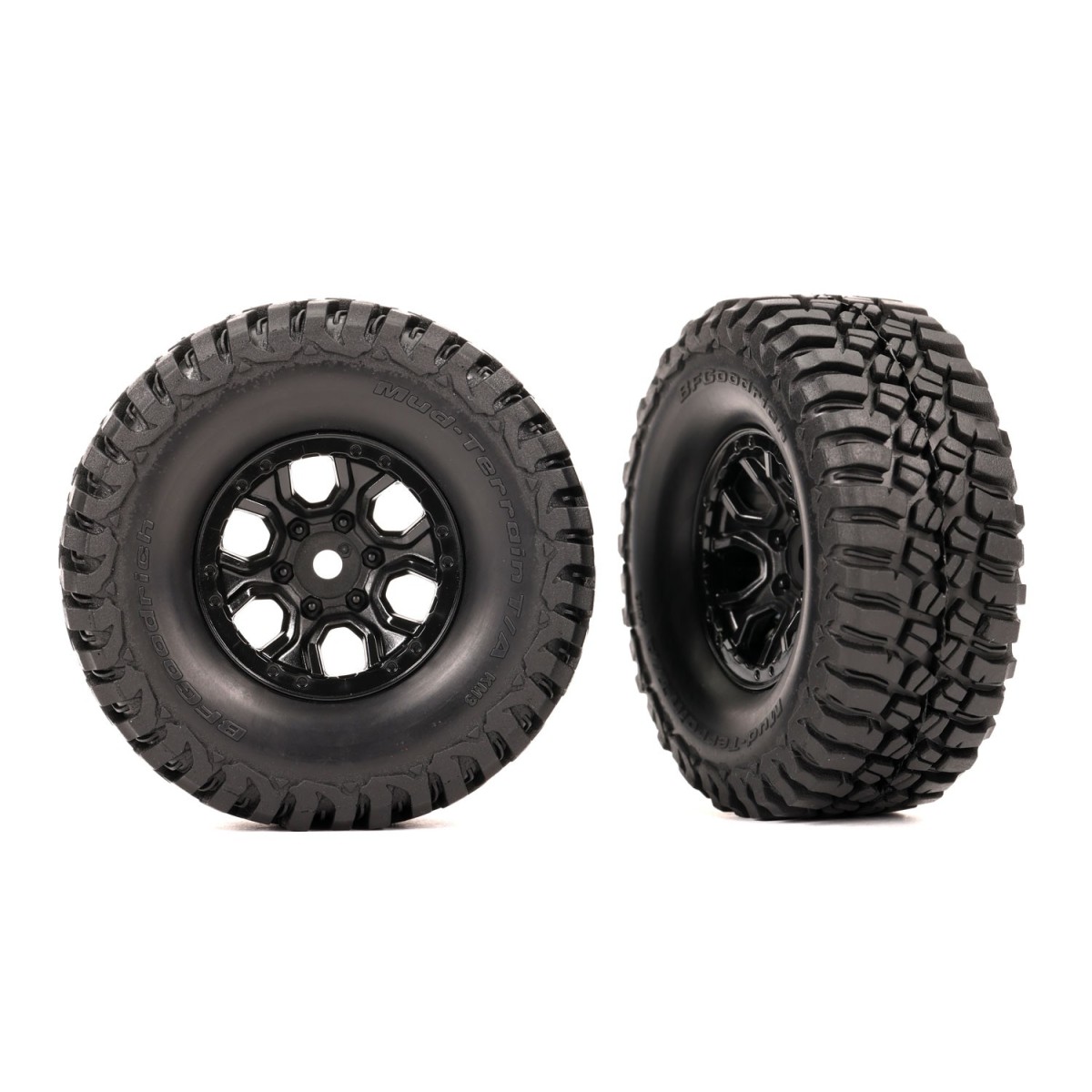 Pneu BFGoodrich Mud-Terrain  2.2x1.0" + Jante Noir (x2) Bronco TRX-4M Traxxas Traxxas TRX-9774 - 1
