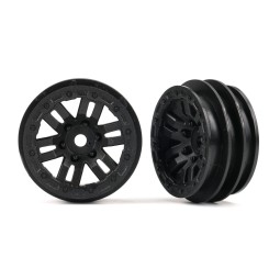 Black Defender Rim 1.0" (x2) TRX-4M Traxxas Traxxas TRX-9768 - 1