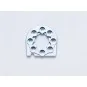Support Moteur Aluminium TT-01 Tamiya Tamiya 53666 - 1 53666-Support Moteur Aluminium TT-01 Tamiya - 53666