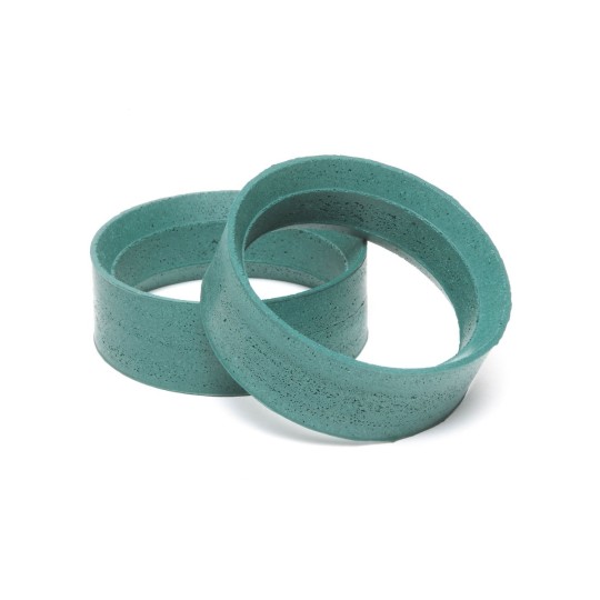 53582-Insert pneus vert Medium 24mm (x2) Tamiya - 53582
