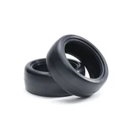 Pneus renforcés slick Soft 24mm (x2) Tamiya Tamiya 54994 - 1