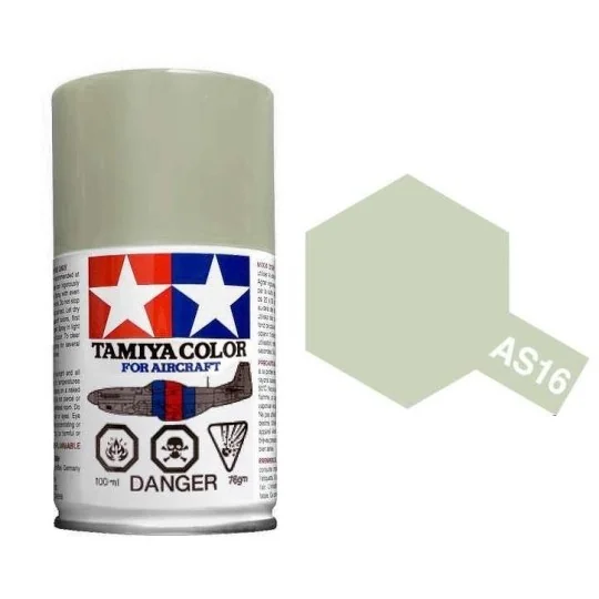 Paint bomb gray USAF AS16 Tamiya - 86516 86516-Tamiya Light Grey USAF AS16 Spray Paint - 86516