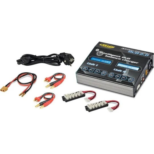 500608190-Chargeur Expert DUO 2.0 - 2x6A 12V/230V Carson - 500608190