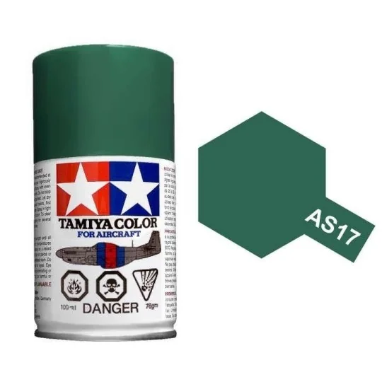 86517-Tamiya AS17 Japanese Army Green spray paint - 86517