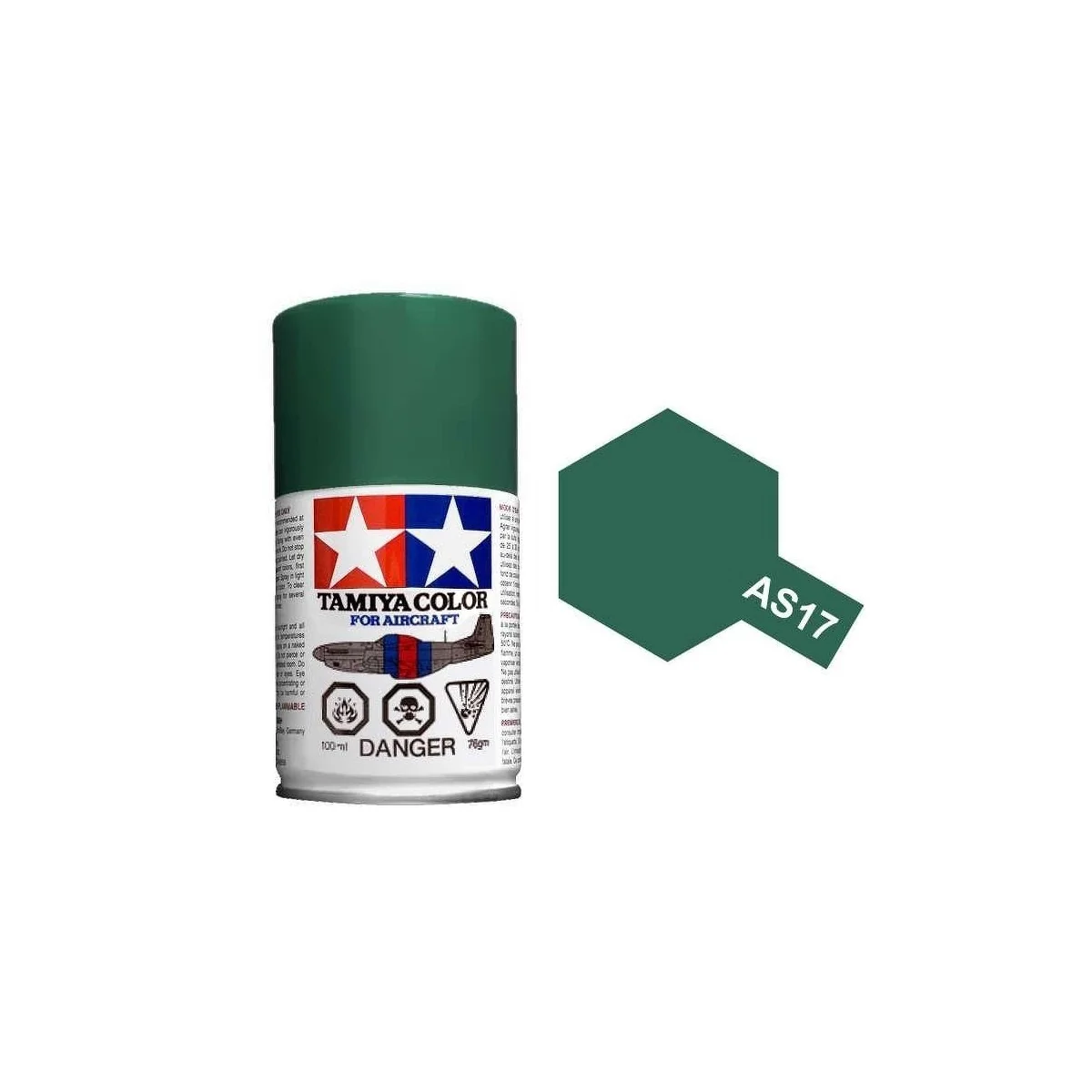 Peinture bombe Vert Armée Jap. AS17 Tamiya Tamiya 86517 - 1