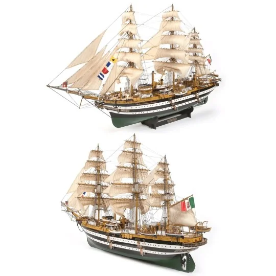 Boat Amerigo Vespucci 1/100 wood construction kit OcCre OcCre 15006 - 3 15006-Amerigo Vespucci 1/100 scale wooden construction kit OcCre - 15006