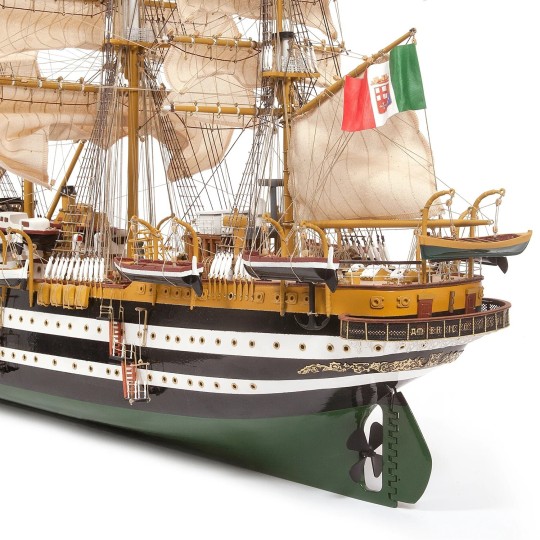 15006-Bateau Amerigo Vespucci 1/100 kit construction bois OcCre