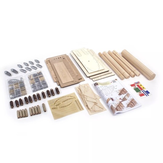 15006-Bateau Amerigo Vespucci 1/100 kit construction bois OcCre