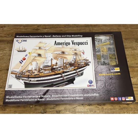 15006-Amerigo Vespucci 1/100 scale wooden construction kit OcCre - 15006
