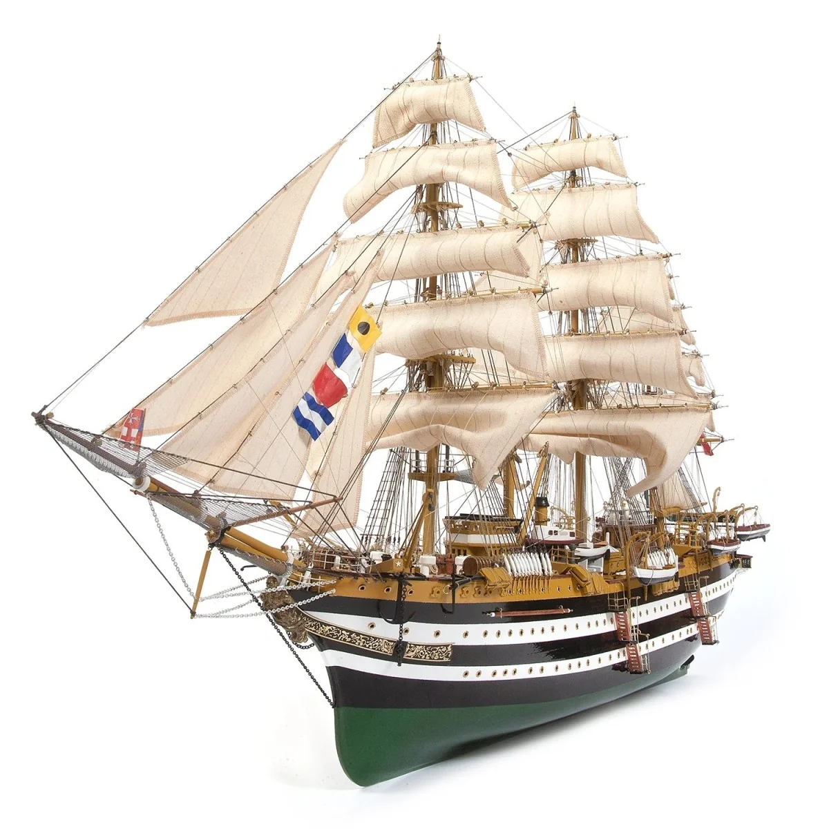 Boat Amerigo Vespucci 1/100 wood construction kit OcCre OcCre 15006 - 1 Boat Amerigo Vespucci 1/100 wood construction kit OcCre OcCre 15006 - 1