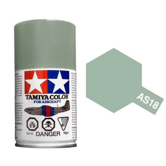 Tamiya AS18 Light Grey Japanese Army Spray Paint - 86518 86518-Tamiya AS18 Light Grey Japanese Army Spray Paint - 86518