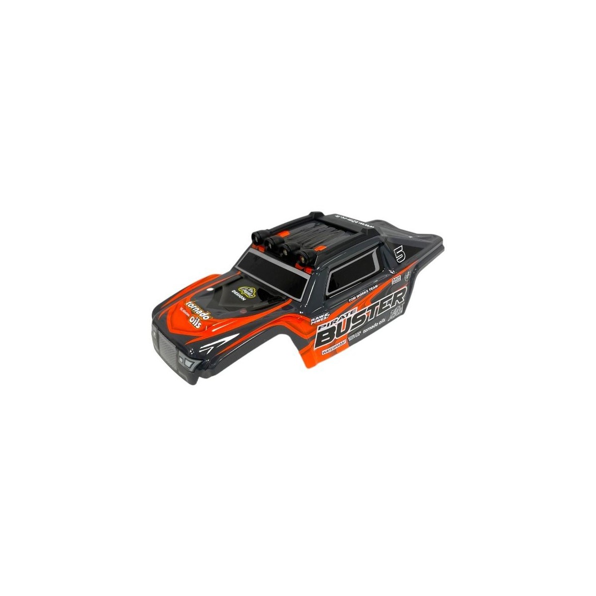 Orange Pirate Buster body with T2M LED T2M T4965/62OK - 1