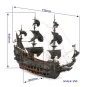 14010-Flying Dutchman 1/50 scale wooden construction kit OcCre - 14010