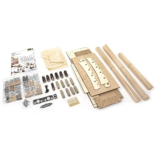 Hollandais volant 1/50 kit construction bois OcCre OcCre 14010 - 8 14010-Hollandais volant 1/50 kit construction bois OcCre - 14010