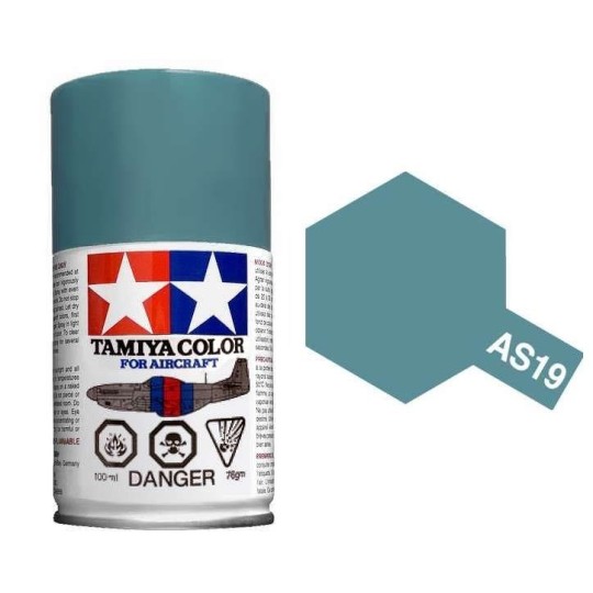Paint bomb blue intermediate U.S. Navy AS19 Tamiya - 86519 86519-Tamiya AS19 US Navy Intermediate Blue Spray Paint - 86519